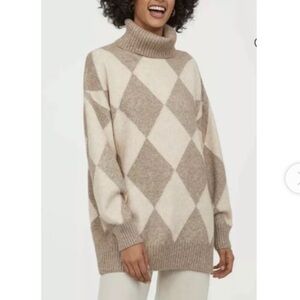 H&M x Pringle of Scotland Knit Turtleneck -Size XS